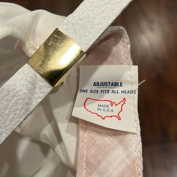 Vintage BP Gas White Cotton Adjustable Trucker Cap Hat made in USA NWOT - Picture 7 of 8